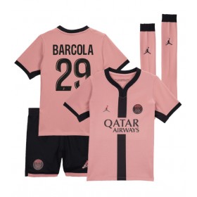 Paris Saint-Germain Bradley Barcola #29 3rd Trikot 2024-25 Kurzarm (+ kurze hosen)